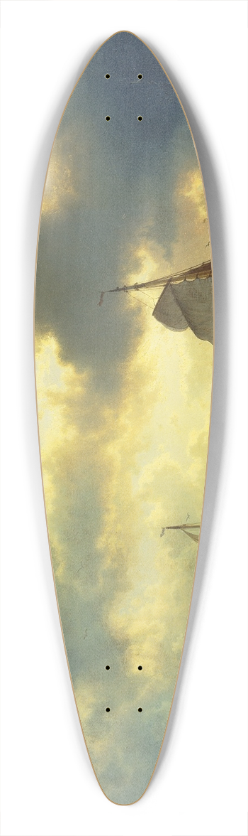 Andreas Achenbach - The Ebb-tide 39.3 inch art pintail longboard deck