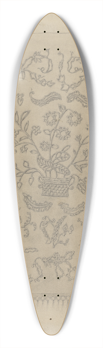 Andrew Topolosky - Bedspread 39.3 inch art pintail longboard deck