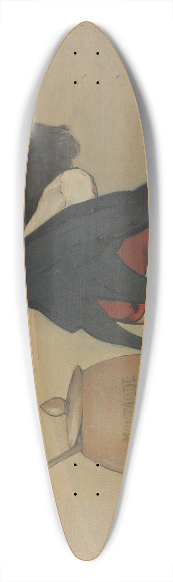 Andr Gill - Gambetta  Belleville 39.3 inch art pintail longboard deck