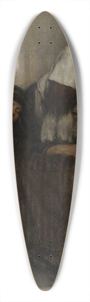 Angilbert Gbel - Poor People 39.3 inch art pintail longboard deck