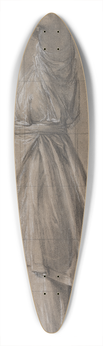 Anicet Charles Gabriel Lemonnier - Study for Penelope 39.3 inch art pintail longboard deck