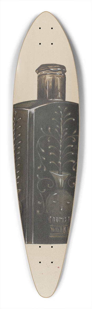 Anna Aloisi - Bottle 39.3 inch art pintail longboard deck