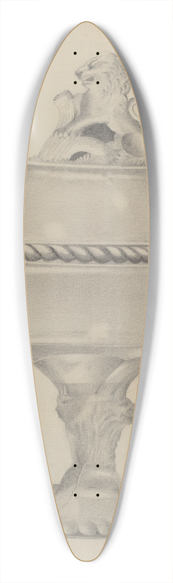Anna Aloisi - Compote 39.3 inch art pintail longboard deck