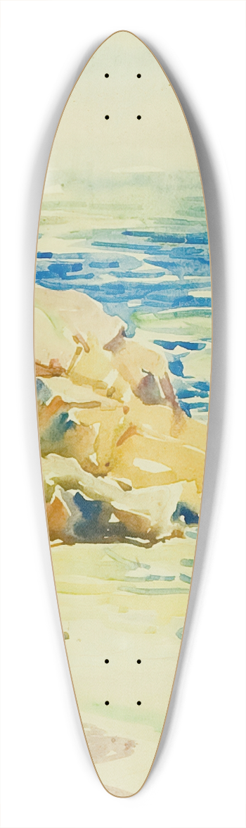 Anna Althea Hills - The Arch, Laguna Beach 39.3 inch art pintail longboard deck