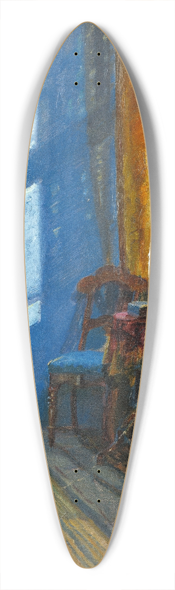 Anna Ancher - Sunlight in the blue room 39.3 inch art pintail longboard deck