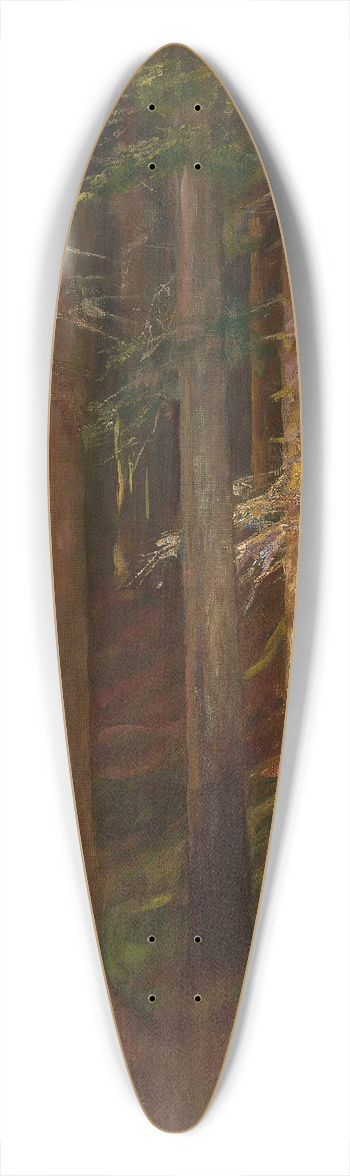 Anna Berent - Forest 39.3 inch art pintail longboard deck