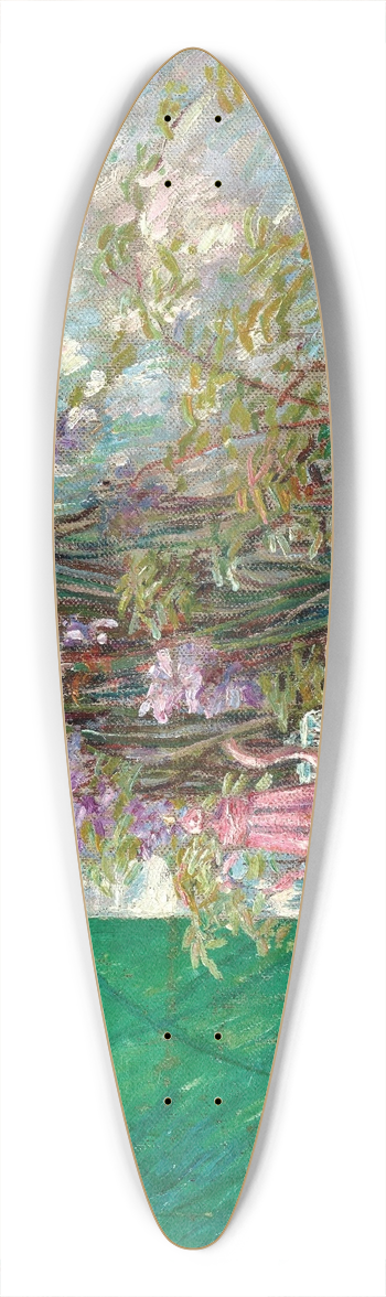 Anna De Weert - Teatime 39.3 inch art pintail longboard deck