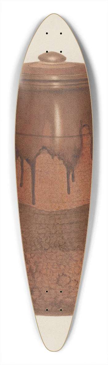 Annie B. Johnston - Pottery Jar with Lid 39.3 inch art pintail longboard deck