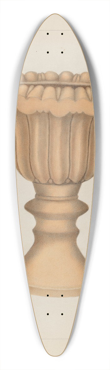 Annie B. Johnston - Pottery Vase 39.3 inch art pintail longboard deck