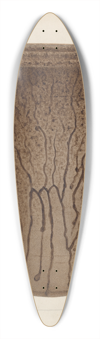 Annie B. Johnston - Stoneware Jar 39.3 inch art pintail longboard deck