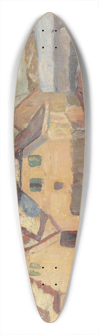 Anny Dollschein - Dorf 39.3 inch art pintail longboard deck