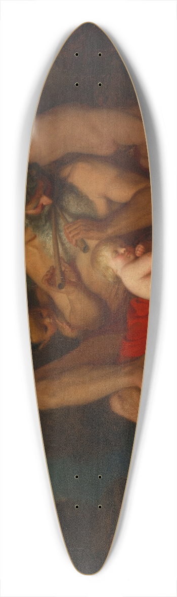 Anselm Feuerbach - Silen mit schlafendem Bacchusknaben 39.3 inch art pintail longboard deck