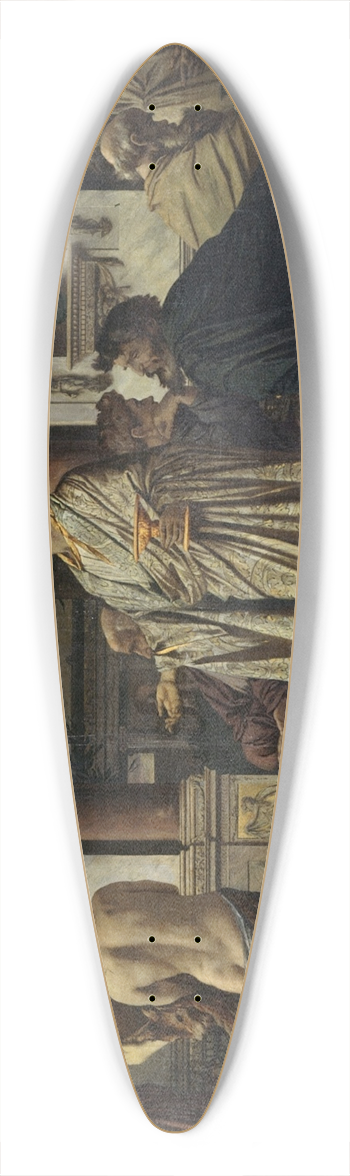 Anselm Feuerbach - The Symposium (Second Version) 39.3 inch art pintail longboard deck
