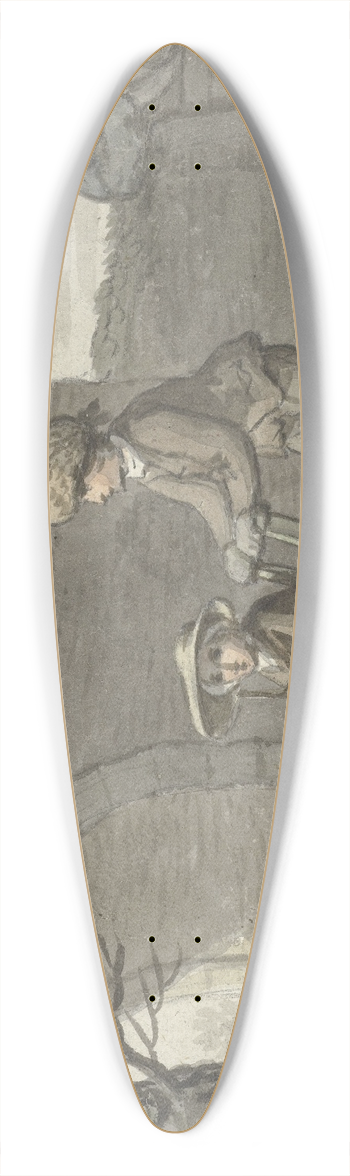 Anthony Andriessen - Duwslede 39.3 inch art pintail longboard deck
