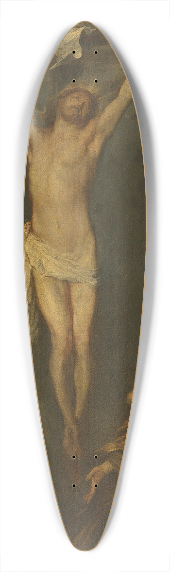 Anthony van Dyck - The Crucifixion with Saint Rosalia 39.3 inch art pintail longboard deck