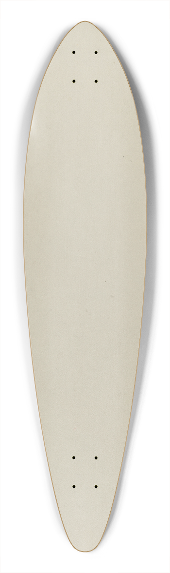 Anthony Zuccarello - Silver Salt Spoon 39.3 inch art pintail longboard deck