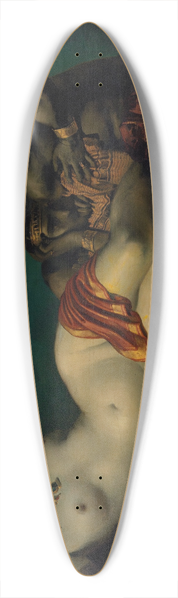 Antoine Bourlard - Cleopatra 39.3 inch art pintail longboard deck