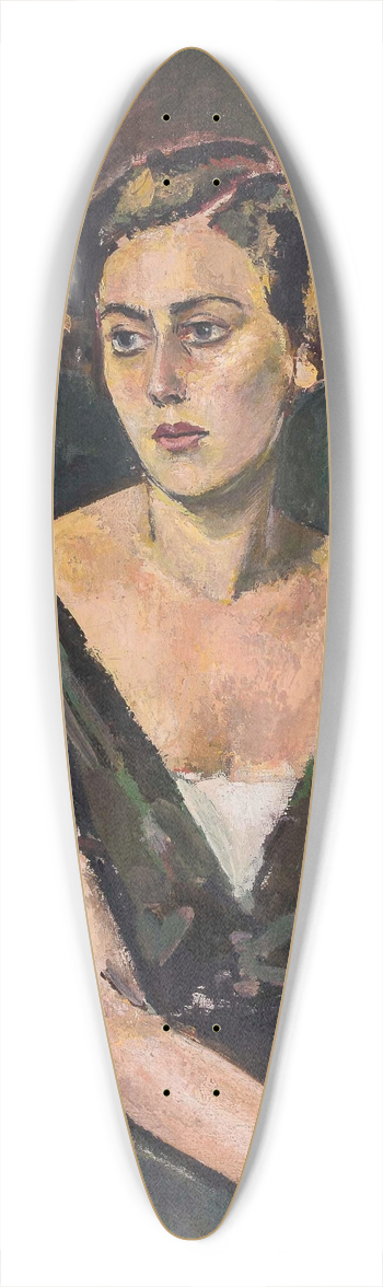 Anton Faistauer - Die Russin 39.3 inch art pintail longboard deck