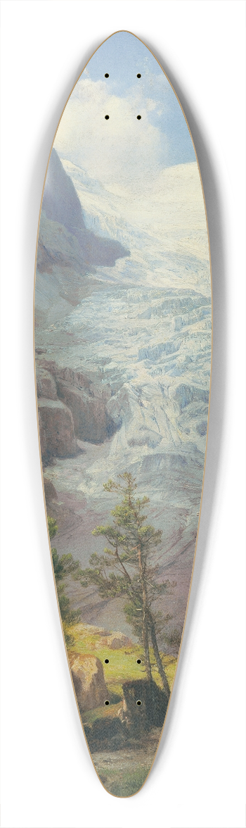 Anton Hansch - Der Palgletscher 39.3 inch art pintail longboard deck