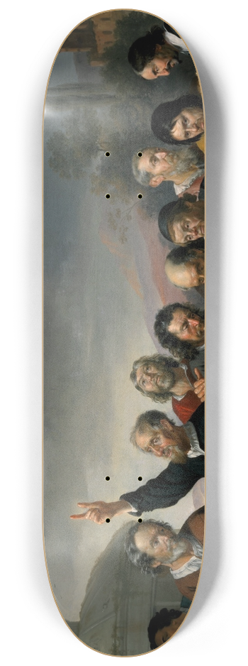 Jan Van Bijlert - Portraits of the Inhabitants at St Jobsgasthuis in Utrecht 8.25 inch art skate deck