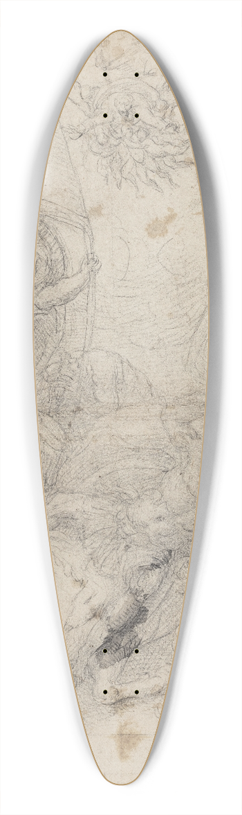Antonio Campi - Paulus omvendelse udenfor Damaskus 39.3 inch art pintail longboard deck