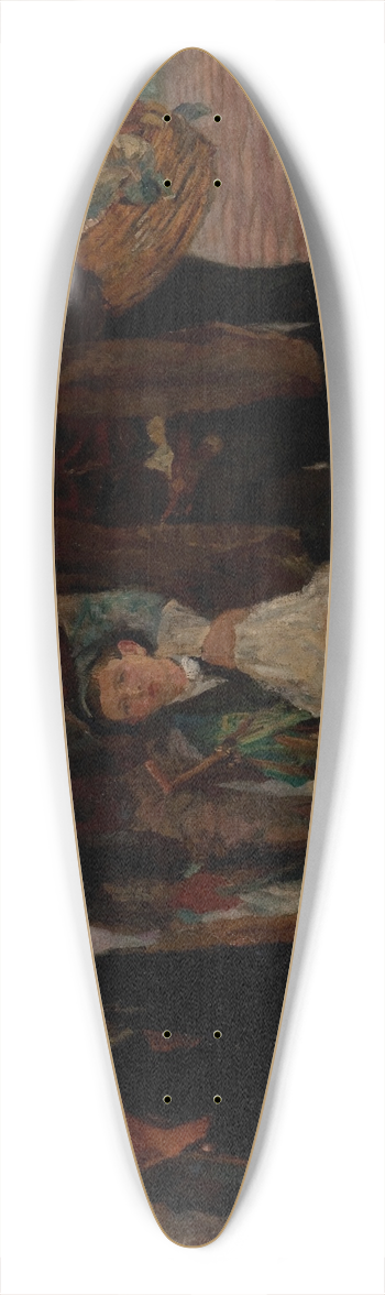 Antonio Rocco - The Emigrants 39.3 inch art pintail longboard deck