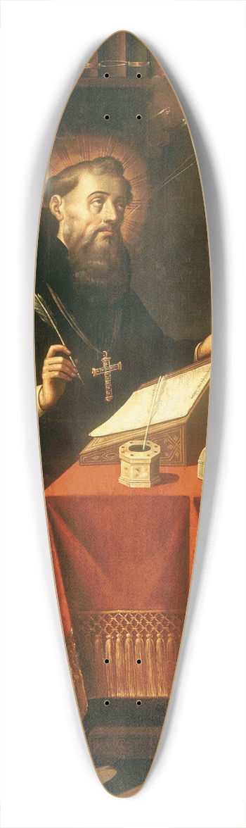Antonio Rodrguez - Saint Augustine 39.3 inch art pintail longboard deck