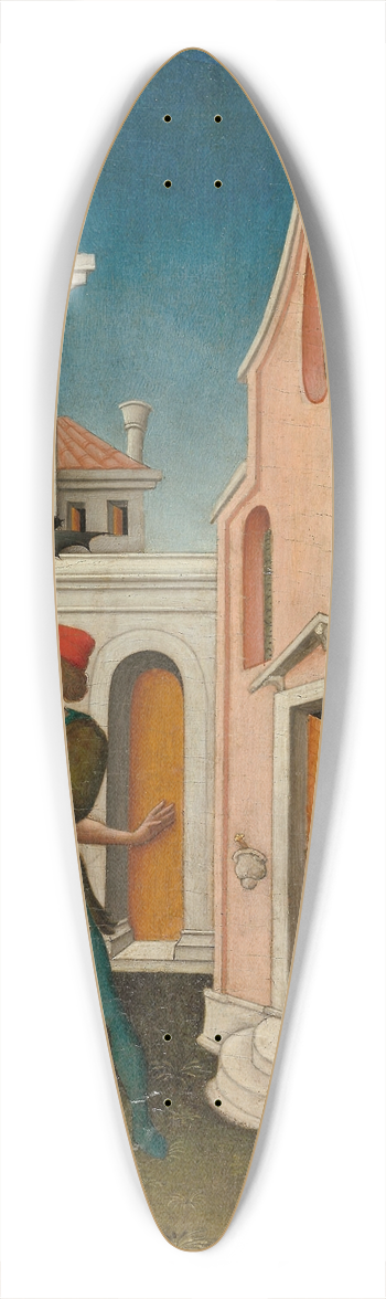 Antonio Vivarini - Saint Peter Martyr Exorcizing a Woman Possessed by a Devil 39.3 inch art pintail longboard deck