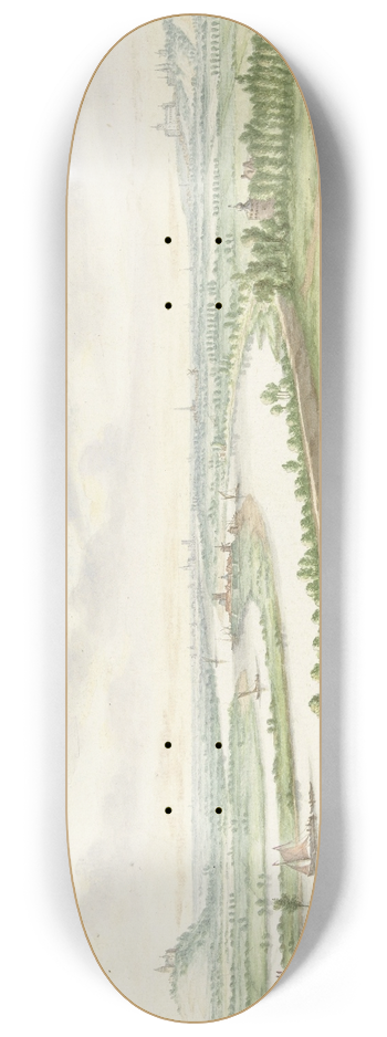 Jan van Call the elder - Gezicht van Schenkenschans 8.25 inch art skate deck