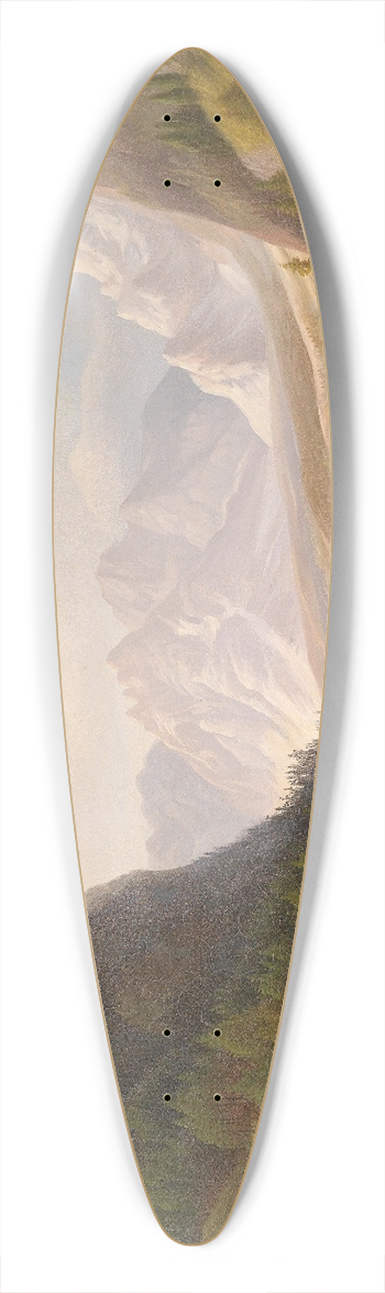 Anton Schiffer - Wanderer Im Gebirgstal 39.3 inch art pintail longboard deck