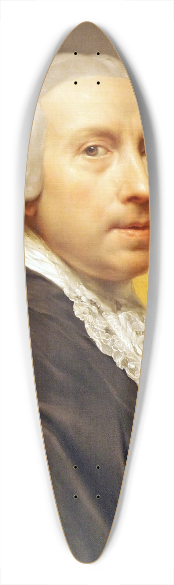 Anton Von Maron - Self-portrait 39.3 inch art pintail longboard deck