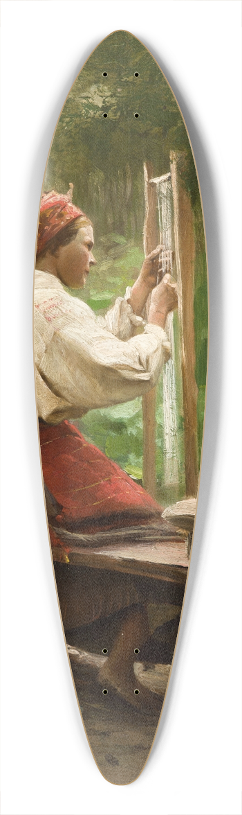 Apoloniusz Kdzierski - Spinner 39.3 inch art pintail longboard deck