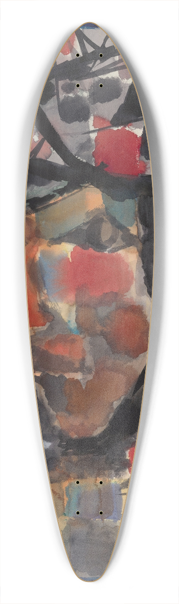 Arie Van de Giessen - Christ 39.3 inch art pintail longboard deck