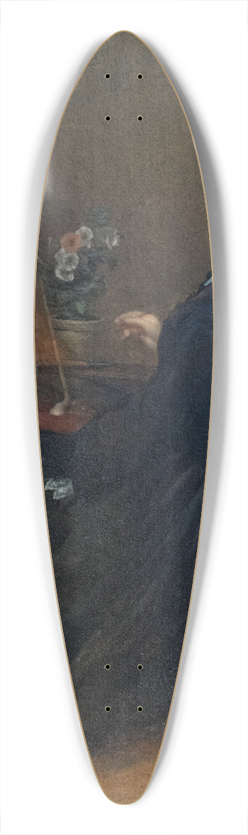 Armand Cambon - Etude De Fleurs (Flower Study) 39.3 inch art pintail longboard deck