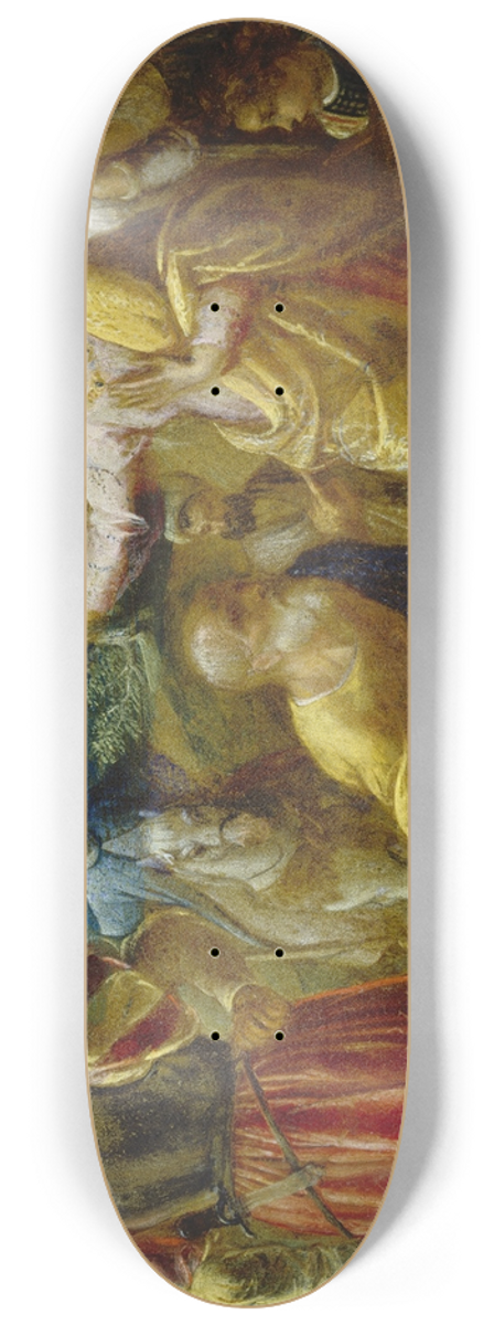 Adam Elsheimer - The Questioning of the Jew 8.25 inch art skate deck