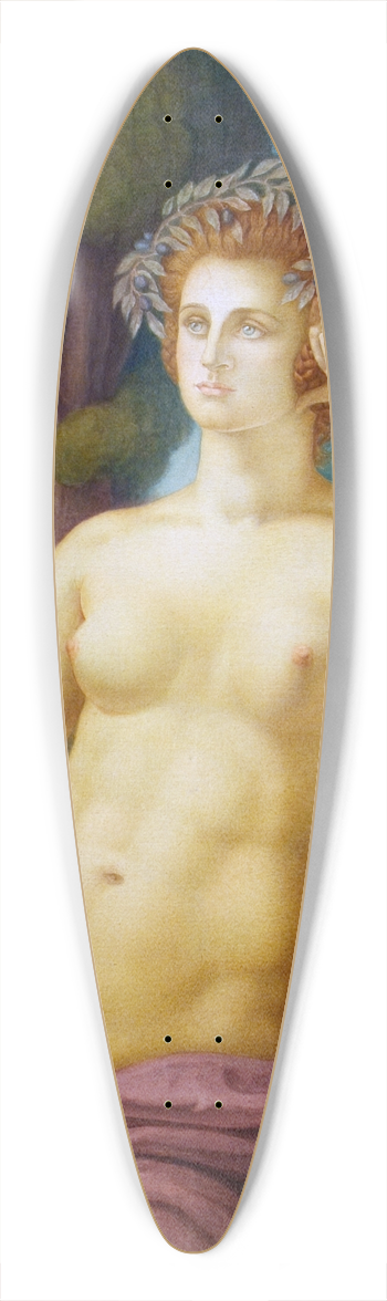 Armand Point - The Muse 39.3 inch art pintail longboard deck