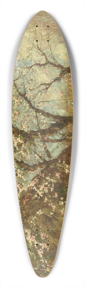 Arnold Marc Gorter - A spring landscape 39.3 inch art pintail longboard deck