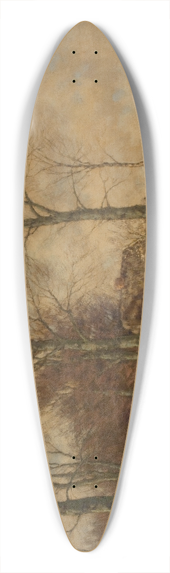 Arnold Marc Gorter - Landscape with Cattle 39.3 inch art pintail longboard deck