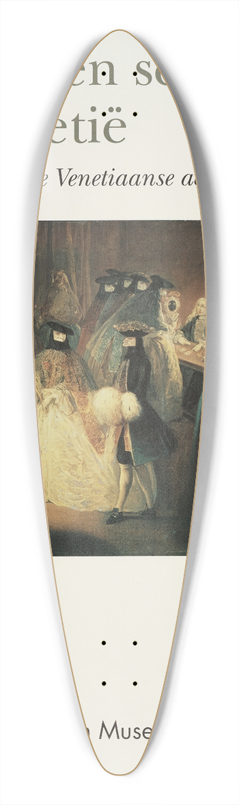 Arnoud Smit - De gouden schemer van Veneti 39.3 inch art pintail longboard deck
