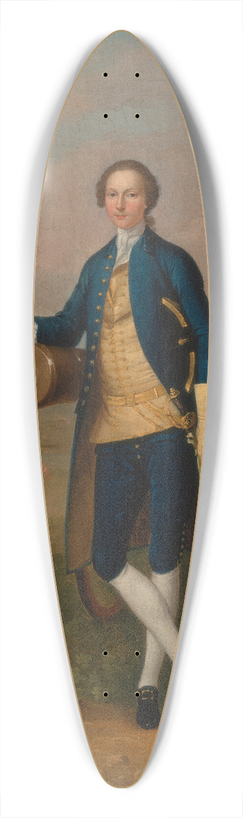 Arthur Devis - Gentleman With A Cannon 39.3 inch art pintail longboard deck