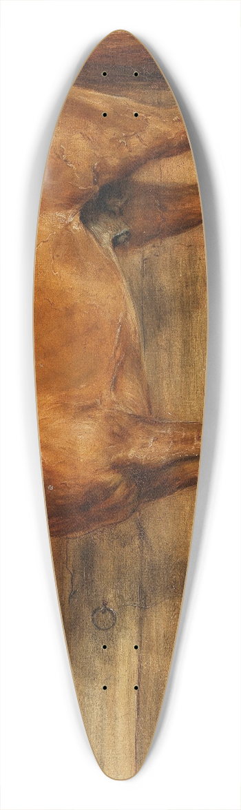 Arthur Kurtz - A Fox in a Stable 39.3 inch art pintail longboard deck