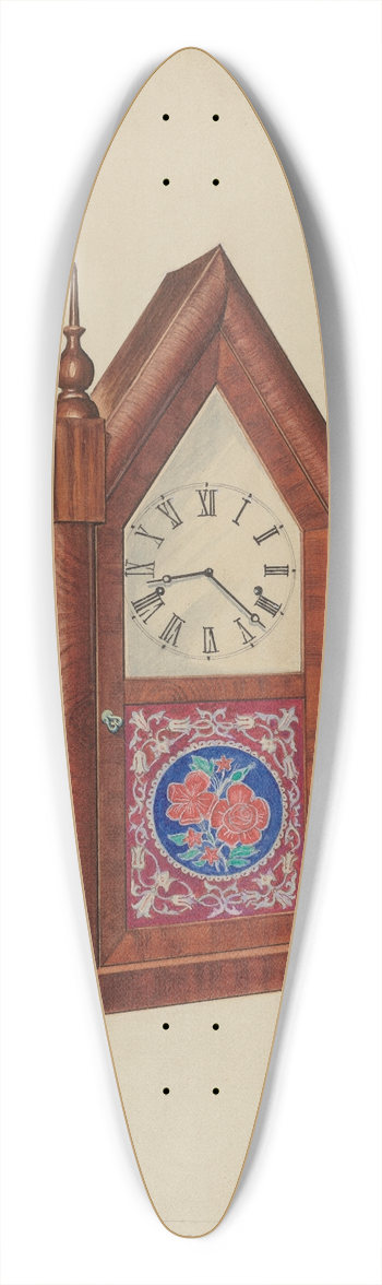 Arthur Mathews - Steeple Clock 39.3 inch art pintail longboard deck