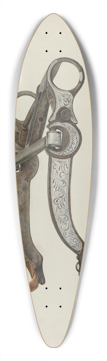Arthur P. Reynolds - Bit 39.3 inch art pintail longboard deck