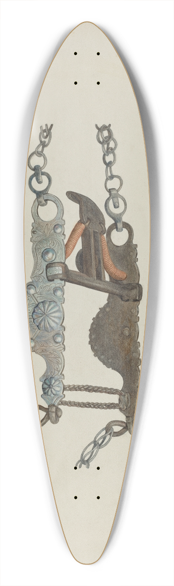 Arthur P. Reynolds - Bit 39.3 inch art pintail longboard deck