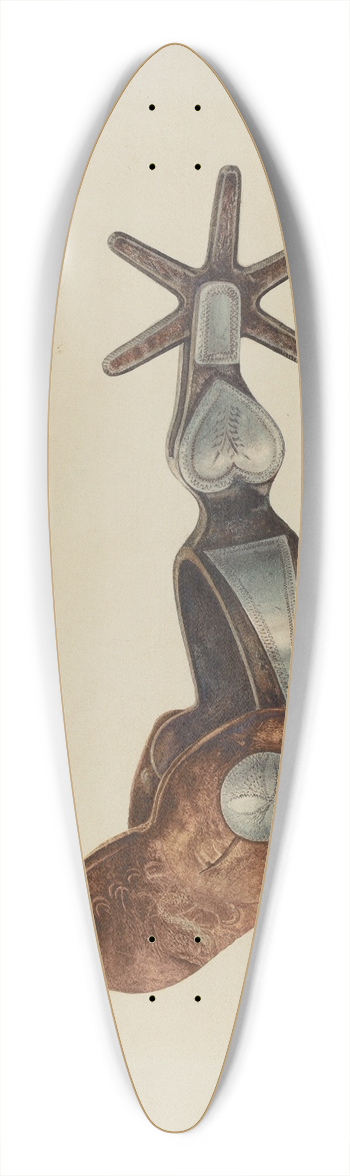 Arthur P. Reynolds - Spur 39.3 inch art pintail longboard deck