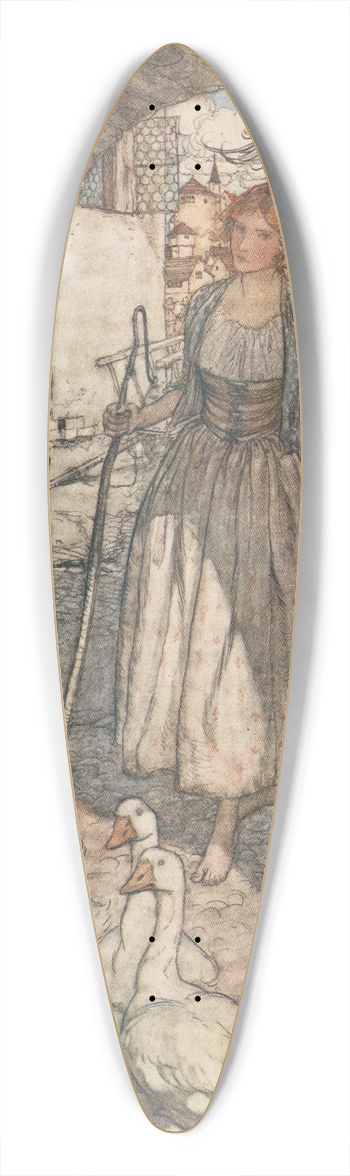 Arthur Rackham - Alas! dear Falada, there thou hangest 39.3 inch art pintail longboard deck