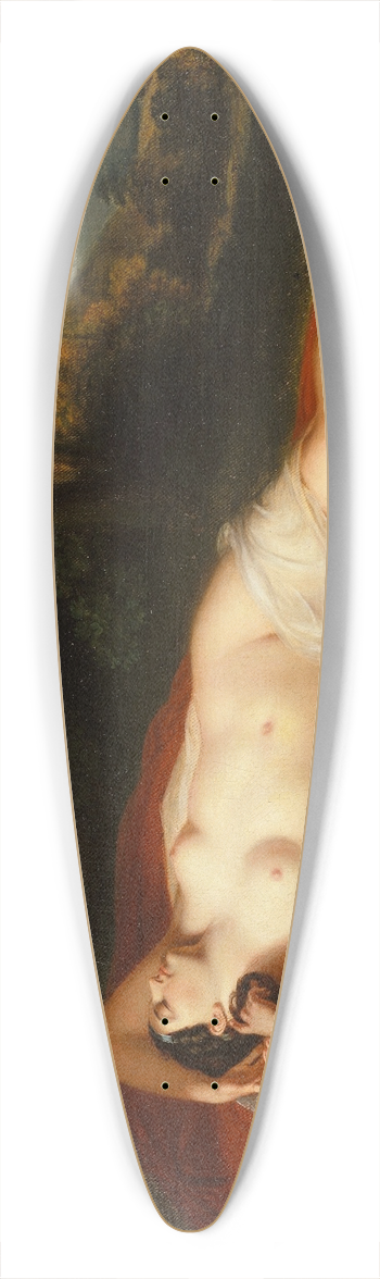 Asher Brown Durand - Ariadne 39.3 inch art pintail longboard deck