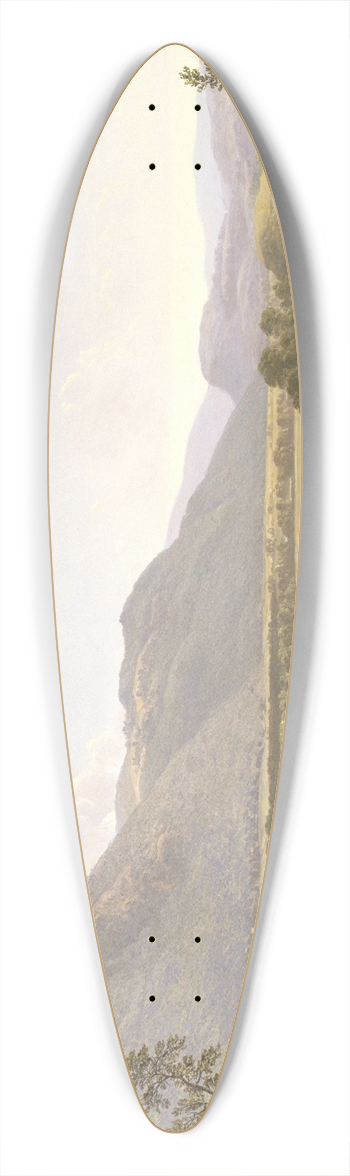 Asher Brown Durand - Dover Plains, Dutchess County, New York 39.3 inch art pintail longboard deck