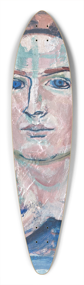 August Babberger - Mdchenkopf 39.3 inch art pintail longboard deck