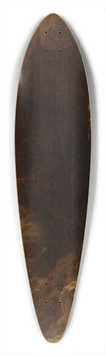 August Behrendsen - Evening in the mountains 39.3 inch art pintail longboard deck